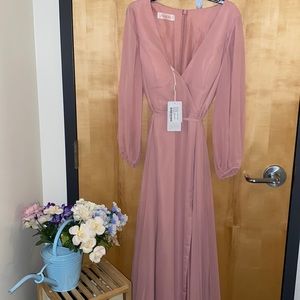 Blush Bridesmaid Dress